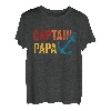 Captain Papa Ponton, Geschenk für See, Angeln, Bootfahren, Vintage T-Shirt