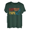Captain Papa Ponton, Geschenk für See, Angeln, Bootfahren, Vintage T-Shirt
