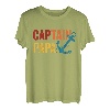 Captain Papa Ponton, Geschenk für See, Angeln, Bootfahren, Vintage T-Shirt