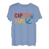 Captain Papa Ponton, Geschenk für See, Angeln, Bootfahren, Vintage T-Shirt