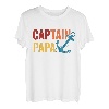 Captain Papa Ponton, Geschenk für See, Angeln, Bootfahren, Vintage T-Shirt