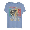 Vatertag Lustiges Angeln Ofishally The Best Wife T-Shirt