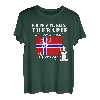 Ich brauch keine Therapie ich muss nach Norwegen Angler T-Shirt