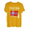 Ich brauch keine Therapie ich muss nach Norwegen Angler T-Shirt