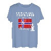 Ich brauch keine Therapie ich muss nach Norwegen Angler T-Shirt