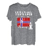 Ich brauch keine Therapie ich muss nach Norwegen Angler T-Shirt