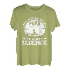 Herren Angler Papa der Mann der Mythos die Angel Legende Vatertag T-Shirt