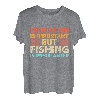 Bildung ist wichtig, aber Angeln ist wichtig T-Shirt