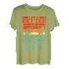 Das Leben ist besser, wenn man Angeln fängt Angeln T-Shirt