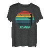 Benjamin Fishing Vintage Retro Sonnenuntergang Name für Herren T-Shirt