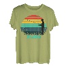 Benjamin Fishing Vintage Retro Sonnenuntergang Name für Herren T-Shirt