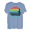 Benjamin Fishing Vintage Retro Sonnenuntergang Name für Herren T-Shirt