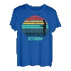 Benjamin Fishing Vintage Retro Sonnenuntergang Name für Herren T-Shirt