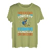 Wochenendvorhersage Angeln mit einer Chance des Trinkens T-Shirt