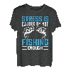 Stress wird verursacht, indem Sie nicht genug angeln T-Shirt