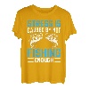 Stress wird verursacht, indem Sie nicht genug angeln T-Shirt