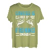 Stress wird verursacht, indem Sie nicht genug angeln T-Shirt