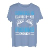 Stress wird verursacht, indem Sie nicht genug angeln T-Shirt