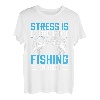 Stress wird verursacht, indem Sie nicht genug angeln T-Shirt
