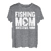 Angeln, Angler, Mutter, Angler, Mutter, Fisch T-Shirt
