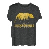 Jackson Hole Wyoming Bear Grizzly Pride im Freien, Vintage-Stil T-Shirt