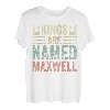 Kings Are Named Maxwell Shirt Lustiger personalisierter Name T-Shirt