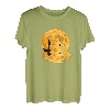 Angler Angelt Fisch bei Vollmond mit Sternenhimmel T-Shirt