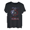 SENJA Fishing Trip Norwegen mit Fisch und Boot T-Shirt