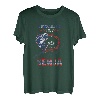 SENJA Fishing Trip Norwegen mit Fisch und Boot T-Shirt