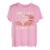 Don't Be A Dumb Bass Vintage USA Flagge Lustige Barsch Angeln T-Shirt
