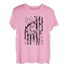Amerikanische Flagge Angeln Patriotischer Vatertag T-Shirt