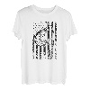 Amerikanische Flagge Angeln Patriotischer Vatertag T-Shirt