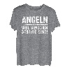angeln weil menschen scheiße sind T-Shirt