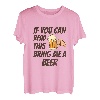Wenn du das lesen kannst, bring mir einen Biertee T-Shirt