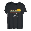 Retro Cool Santa Cruz CA Vintage 70er Jahre Strand Sonnenuntergang Neuheit T-Shirt
