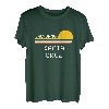 Retro Cool Santa Cruz CA Vintage 70er Jahre Strand Sonnenuntergang Neuheit T-Shirt