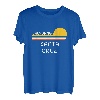 Retro Cool Santa Cruz CA Vintage 70er Jahre Strand Sonnenuntergang Neuheit T-Shirt