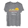 Retro Cool Santa Cruz CA Vintage 70er Jahre Strand Sonnenuntergang Neuheit T-Shirt