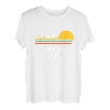 Retro Cool Santa Cruz CA Vintage 70er Jahre Strand Sonnenuntergang Neuheit T-Shirt