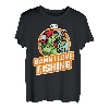 DILF Damn I Love Fishing Lustiger Spruch Fischliebhaber Papa Frau T-Shirt