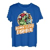 DILF Damn I Love Fishing Lustiger Spruch Fischliebhaber Papa Frau T-Shirt