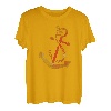 nautischer Bootsanker Türkei türkische Flagge Ozean Angeln T-Shirt