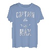 Herren Lustiges personalisiertes Bootsshirt Vorname Captain Max T-Shirt