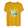 Block Island Retro Sonnenuntergang & Strandurlaub T-Shirt
