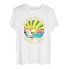 Block Island Retro Sonnenuntergang & Strandurlaub T-Shirt
