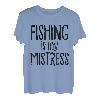 Angeln ist meine Geliebte ein verheirateter Fischer T-Shirt