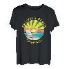 Pacifica Beach Retro Sonnenuntergang & Strandurlaub T-Shirt