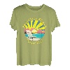 Pacifica Beach Retro Sonnenuntergang & Strandurlaub T-Shirt