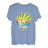 Pacifica Beach Retro Sonnenuntergang & Strandurlaub T-Shirt
