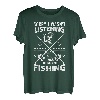 Lustiges Angeln für Männer und Frauen, Forellen, Barsch, Angler, Urlaub T-Shirt